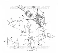 SUPPORT MOTEUR 440 XCR / 0931760 (4923022302025A)