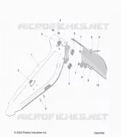 CHASSIS, PROTECTION D'EMBRAYAGE ASM. AND SHIELD