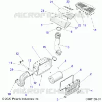 ENGINE, PRISE D'AIR SYSTEM