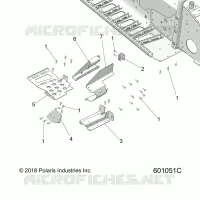 CHASSIS, FOOTREST-RH