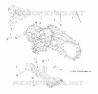 SYSTÈME DE TRANSMISSION, MAIN SUPPORT PONT