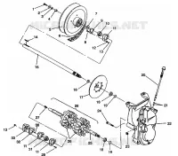 SYSTÈME DE TRANSMISSION ASSEMBLY CLASSIC E942865 AND  CLASSIC TOURING E942875 (49274027400020)