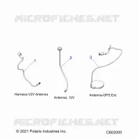 ELECTRICITE, GPS HARNESS AND ANTENNA