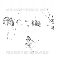 CORPS DE PAPILLON and RAMPE D'INJECTION