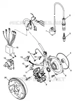 STATOR SPORTSMAN 500 W98CH50A and W98CH50AB (4945714571E001)