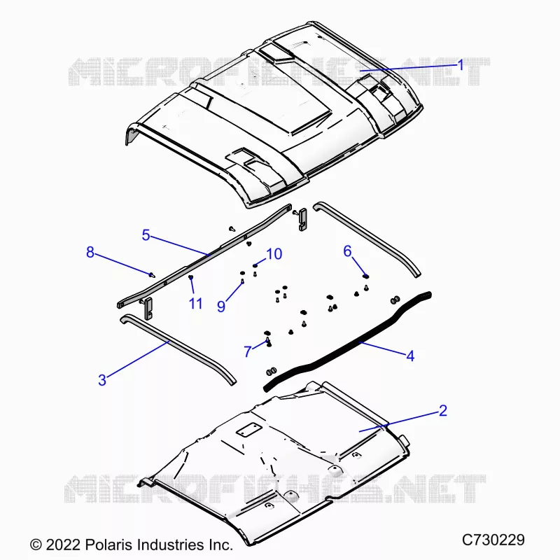 TOIT, LINER AND SEALS