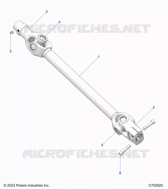 SYSTÃˆME DE TRANSMISSION, FRONT PROP SHAFT