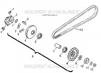SYSTÈME DE TRANSMISSION, PRIMARY CLUTCH