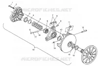 EMBRAYAGE DE TRANSMISSION 700 XCR 0985678(A) AND EUROPEAN 700 XCR E985678 (4943114311B014)