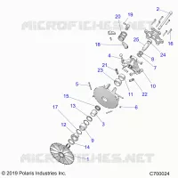 SYSTEME DE TRANSMISSION, PRIMARY CLUTCH