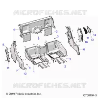 CARROSSERIE ARRIERE CLOSEOFF AND FENDERS