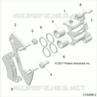 FREIN AVANT CALIPER