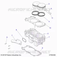 CYLINDRE AND PISTON