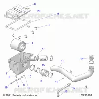ENGINE, PRISE D'AIR SYSTEM