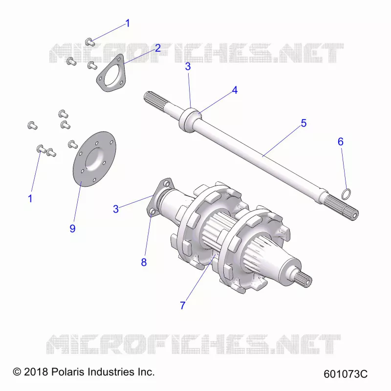 DRIVE TRAIN, JACKSHAFT AND ARBRE DE TRANSMISSION