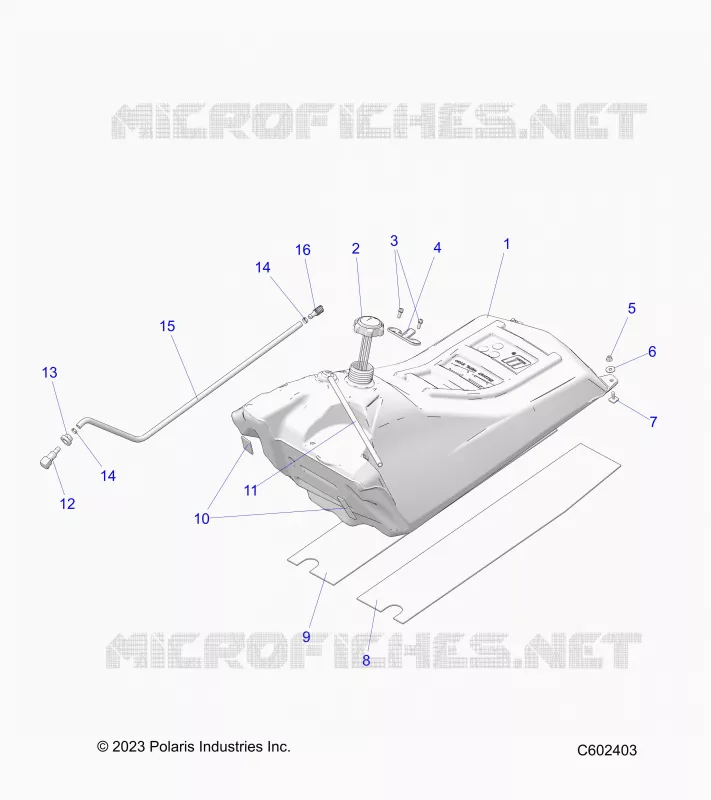 SYSTÃˆME D'ALIMENTATION, FUEL TANK ASM.