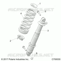 SUSPENSION ARRIERE SHOCK MOUNTING