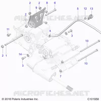 SYSTÃˆME DE TRANSMISSION, MAIN GEARCASE MOUNTING