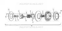 EMBRAYAGE DE TRANSMISSION 650 (4921312131028A)