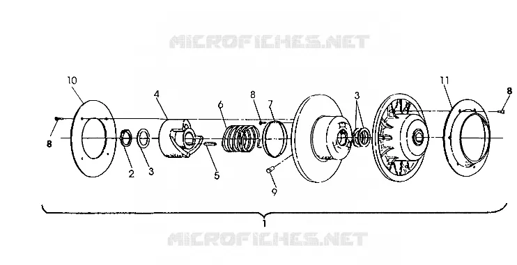 EMBRAYAGE DE TRANSMISSION 650 (4921312131028A)