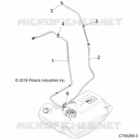BODY, CARBURANT LINES, STD.