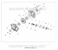 SYSTÈME DE TRANSMISSION, REAR GEARCASE INTERNALS
