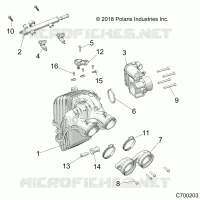 ENGINE, INTAKE AND CORPS DE PAPILON