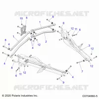 SUSPENSION ARRIERE TRAILING ARMS MOUNTING