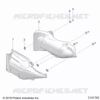 BODY, ECHAPPEMENT COVER SHIELD