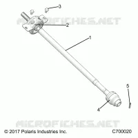 DRIVE TRAIN, ARBRE DE TRANSMISSION AVANT