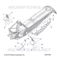 CHASSIS, PROTECTION D'EMBRAYAGE/FOOTRESTS/RUNNING BOARDS