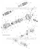 SYSTÈME DE TRANSMISSION, FRONT PONT INTERNALS