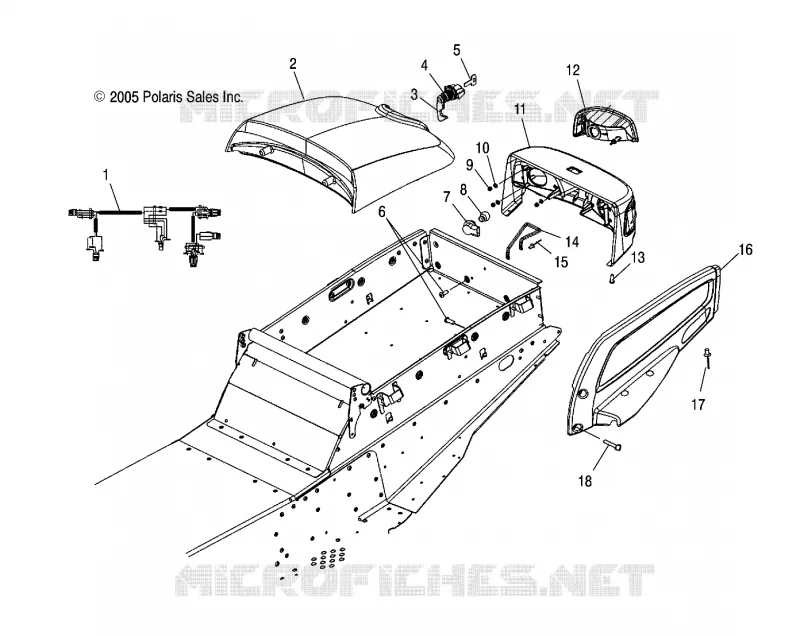 CARGO BOX/FEU ARRIERE ASM.