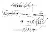 ARBRE DE TRANSMISSION INTERMEDIAIRE 250 4X6 / W928627 (4922902290027A)