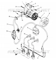 STATOR XLT TOURING  0963357 and EUROPEAN XLT TOURING  E963357 (4931923192C014)