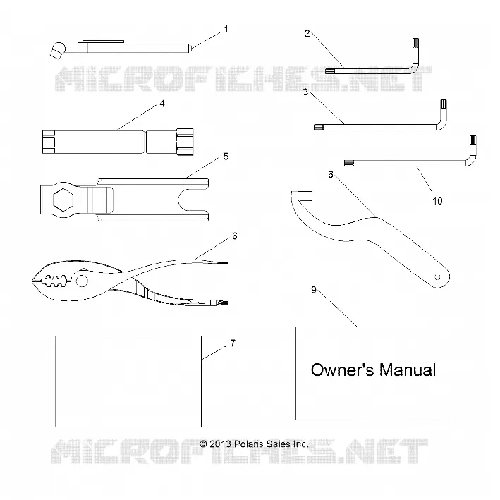 MANUEL DU PROPRIETAIRE AND TOOL KIT