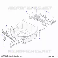CARROSSERIE ARRIERE RACK, MOUNTING