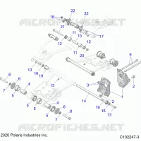 SUSPENSIONDLE CONTROL ARM MOUNTING- A23S6E57F1/FK (C102247-3)
