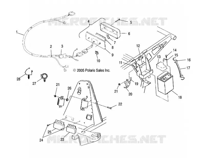 ELECTRICITE/FEU ARRIERE