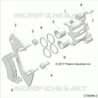 FREIN AVANT CALIPER