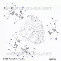 MOTEUR, MOUNTING &amp; LONG BLOCK