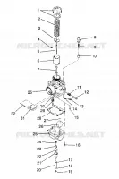 CARBURATEUR WIDETRAK / 0932064 (4922982298034A)