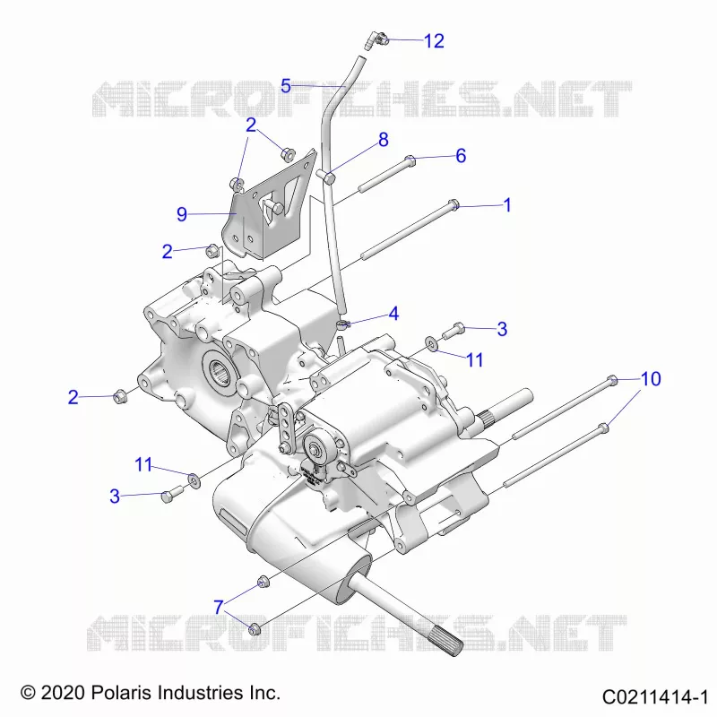 SYSTÃˆME DE TRANSMISSION, MAIN GEARCASE MOUNTING