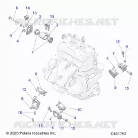 MOTEUR, MOUNTING &amp; LONG BLOCK