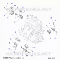 MOTEUR, MOUNTING &amp; LONG BLOCK