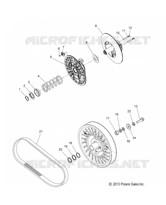 SYSTÈME DE TRANSMISSION, CLUTCH, SECONDARY