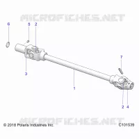 SYSTÃˆME DE TRANSMISSION, FRONT PROP SHAFT