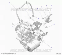 SYSTÃˆME DE TRANSMISSION, MAIN GEARCASE MOUNTING