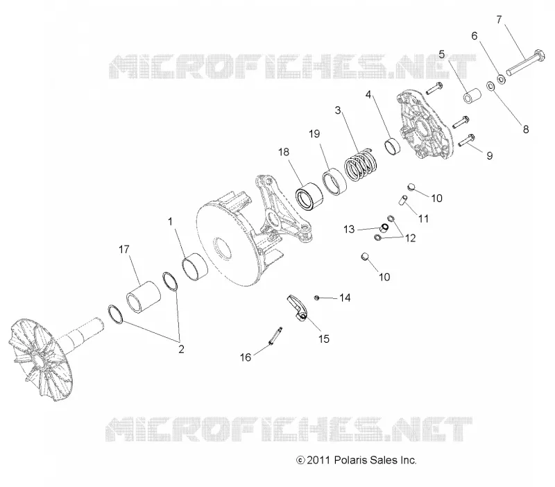 SYSTÃˆME DE TRANSMISSION, PRIMARY CLUTCH
