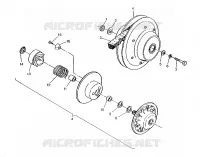 EMBRAYAGE DE TRANSMISSION ASSEMBLY 6X6 400L, SWEDISH S948740 AND  NORWEGIAN N948740 (4926812681032A)